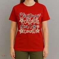 Christmas Calories Don't Count  T-Shirt thumb 4