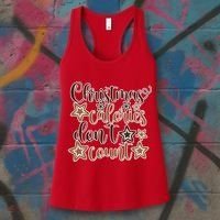 Christmas Calories Don't Count  Women's Tank Top thumb 3