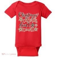 Christmas Calories Don't Count  Baby Bodysuit thumb 0