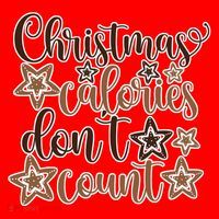 Christmas Calories Don't Count  Baby Bodysuit thumb 2