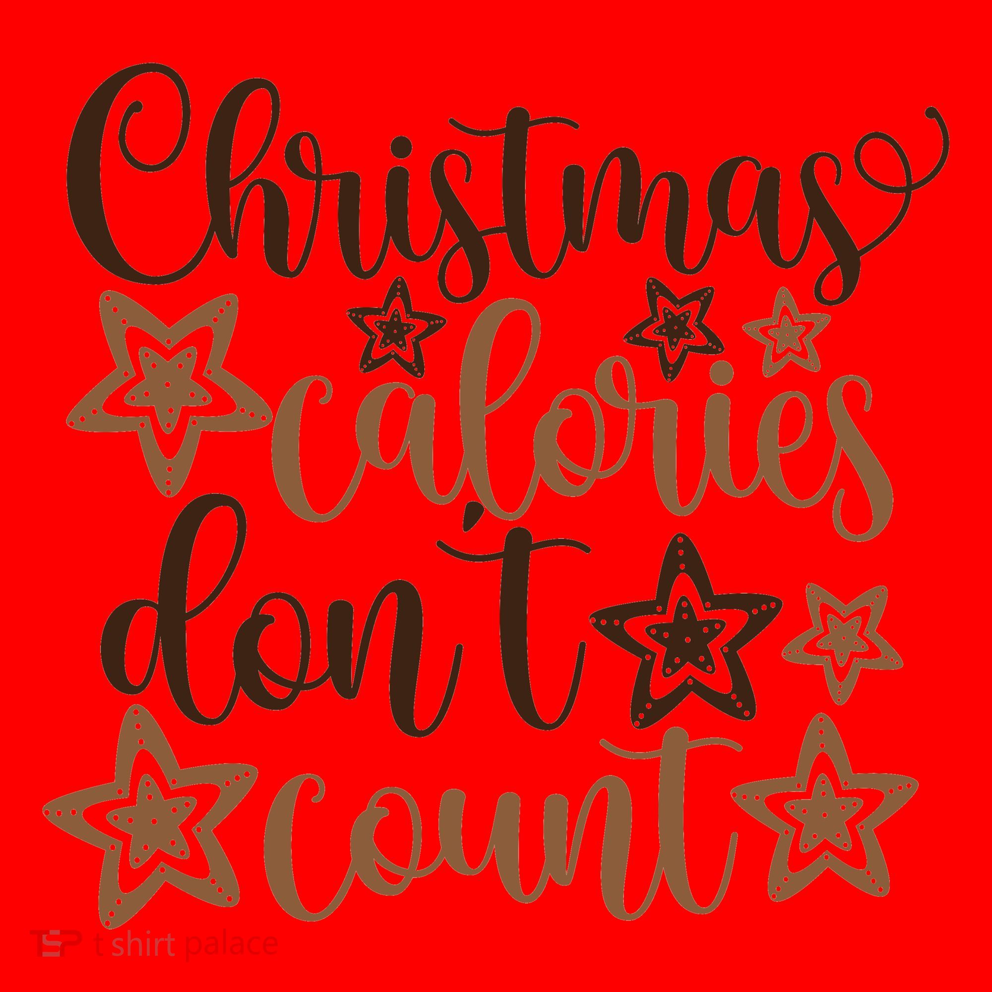 Christmas Calories Don't Count  Santa Hat