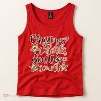 Christmas Calories Don't Count  Tank Top thumb 2