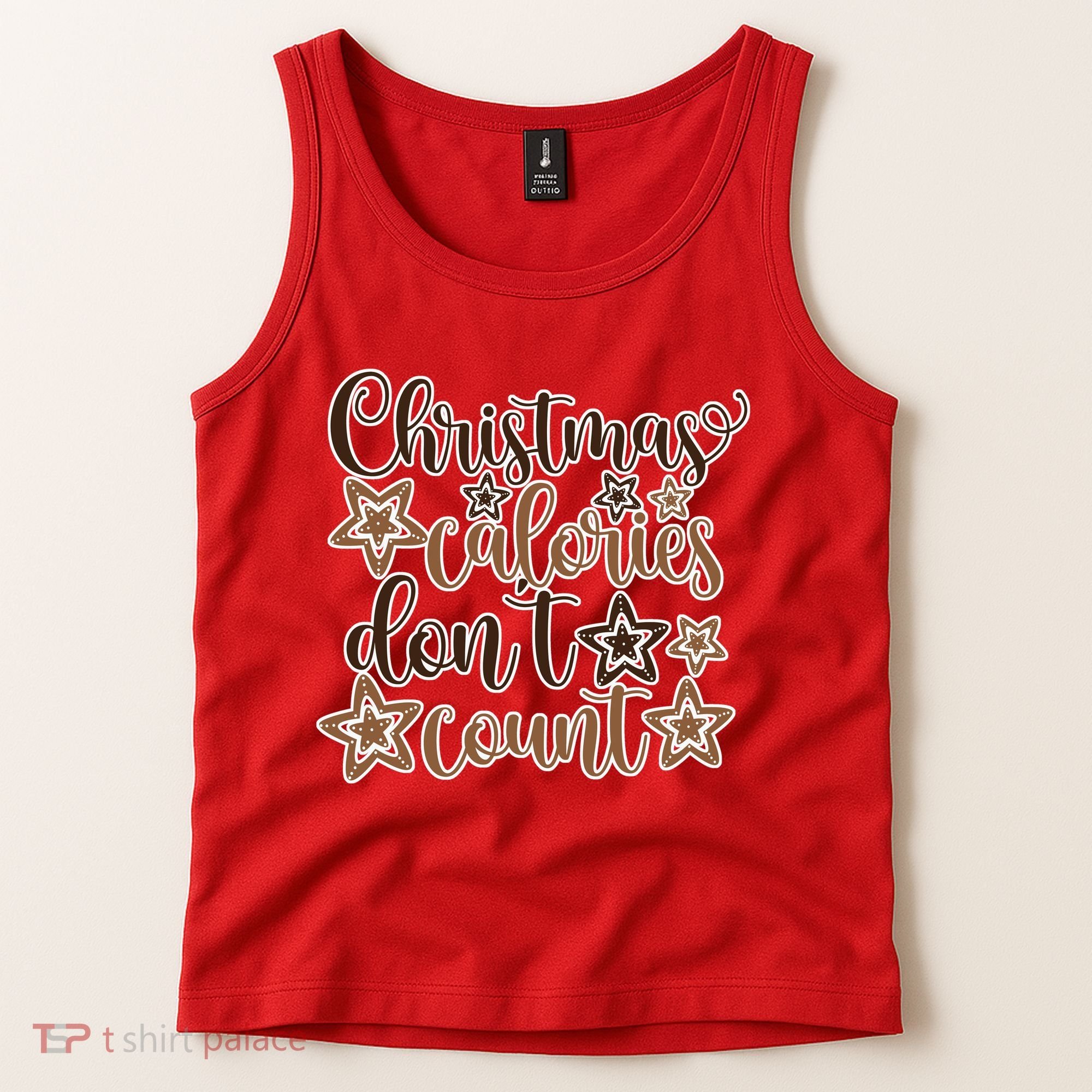 Christmas Calories Don't Count  Tank Top