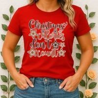 Christmas Calories Don't Count  Women's T-Shirt thumb 2
