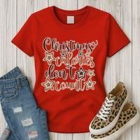 Christmas Calories Don't Count  Women's T-Shirt thumb 3