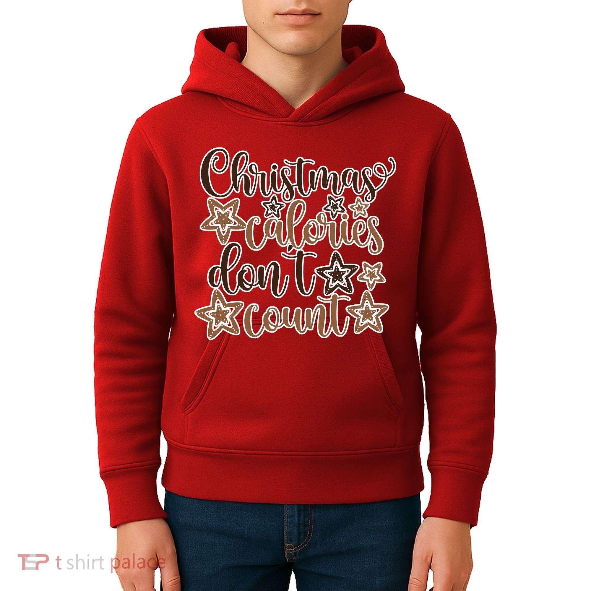 Christmas Calories Don't Count  Kids Hoodie