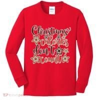 Christmas Calories Don't Count  Kids Long Sleeve Shirt thumb 0