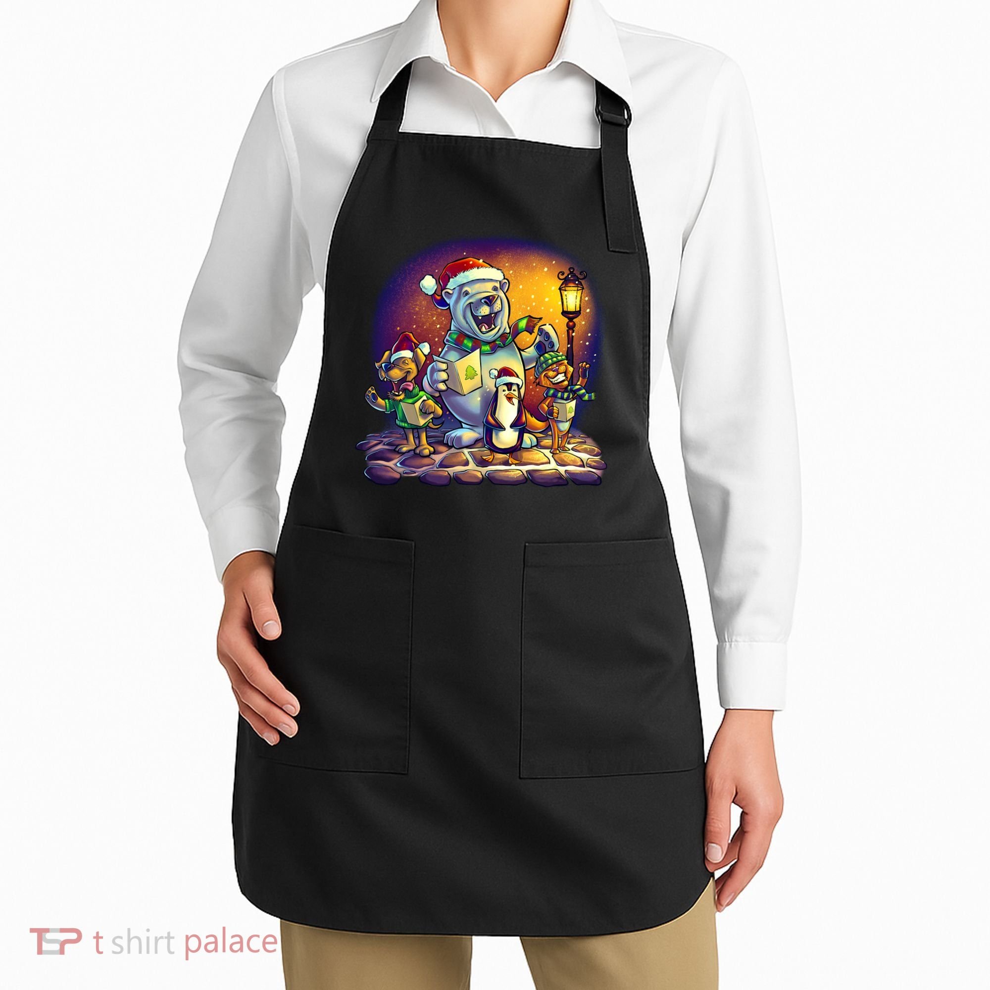 Christmas Carolers Apron