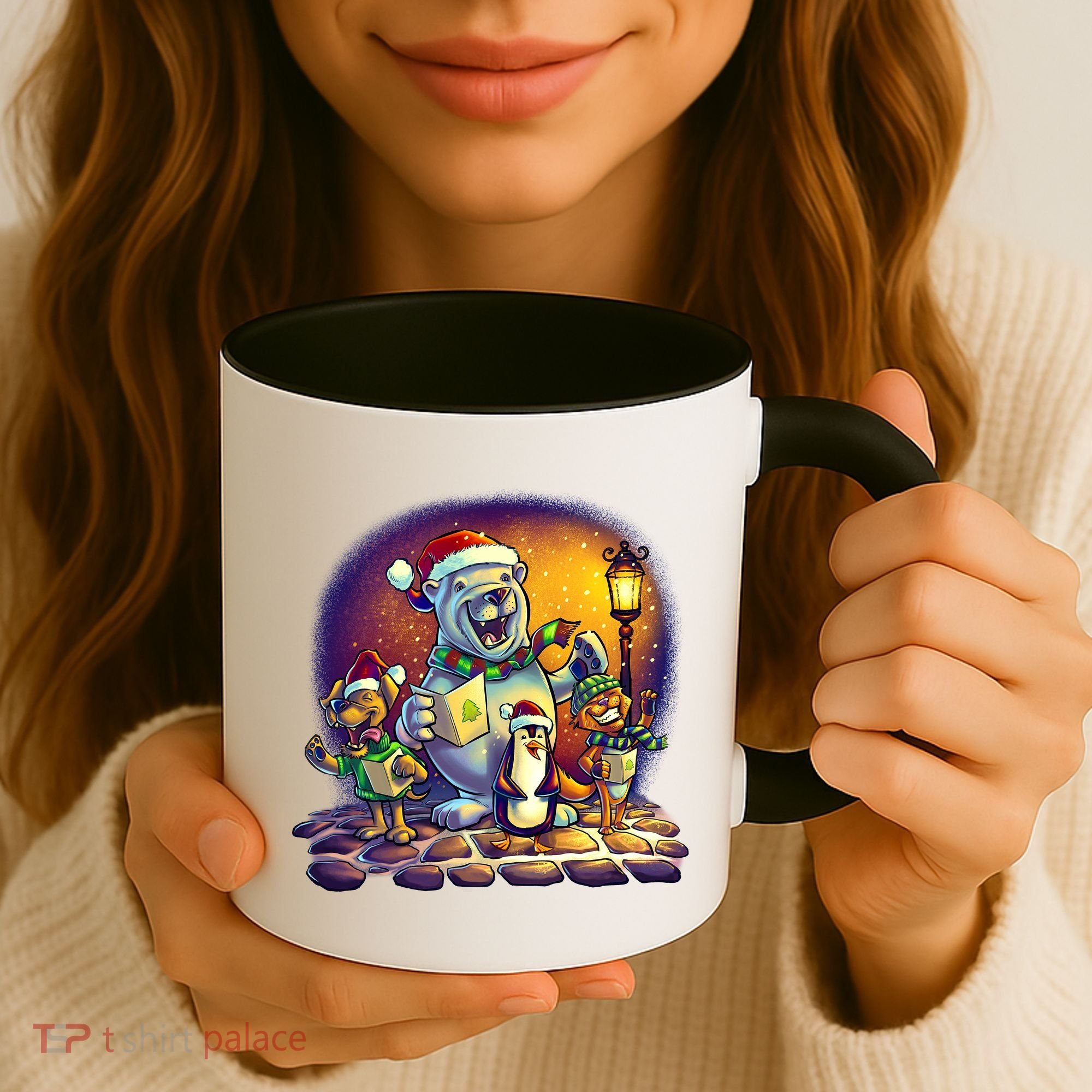Christmas Carolers Coffee Mug