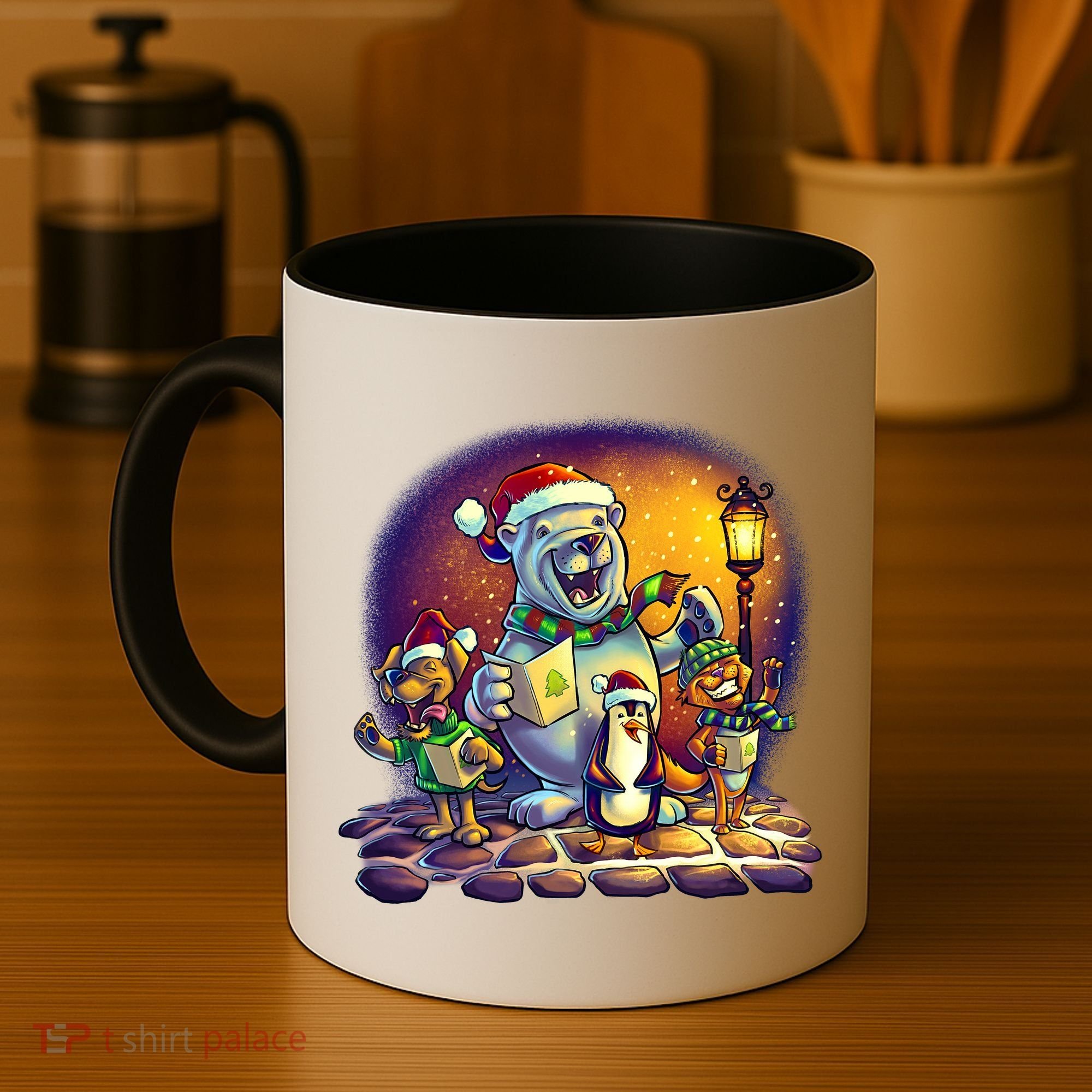 Christmas Carolers Coffee Mug