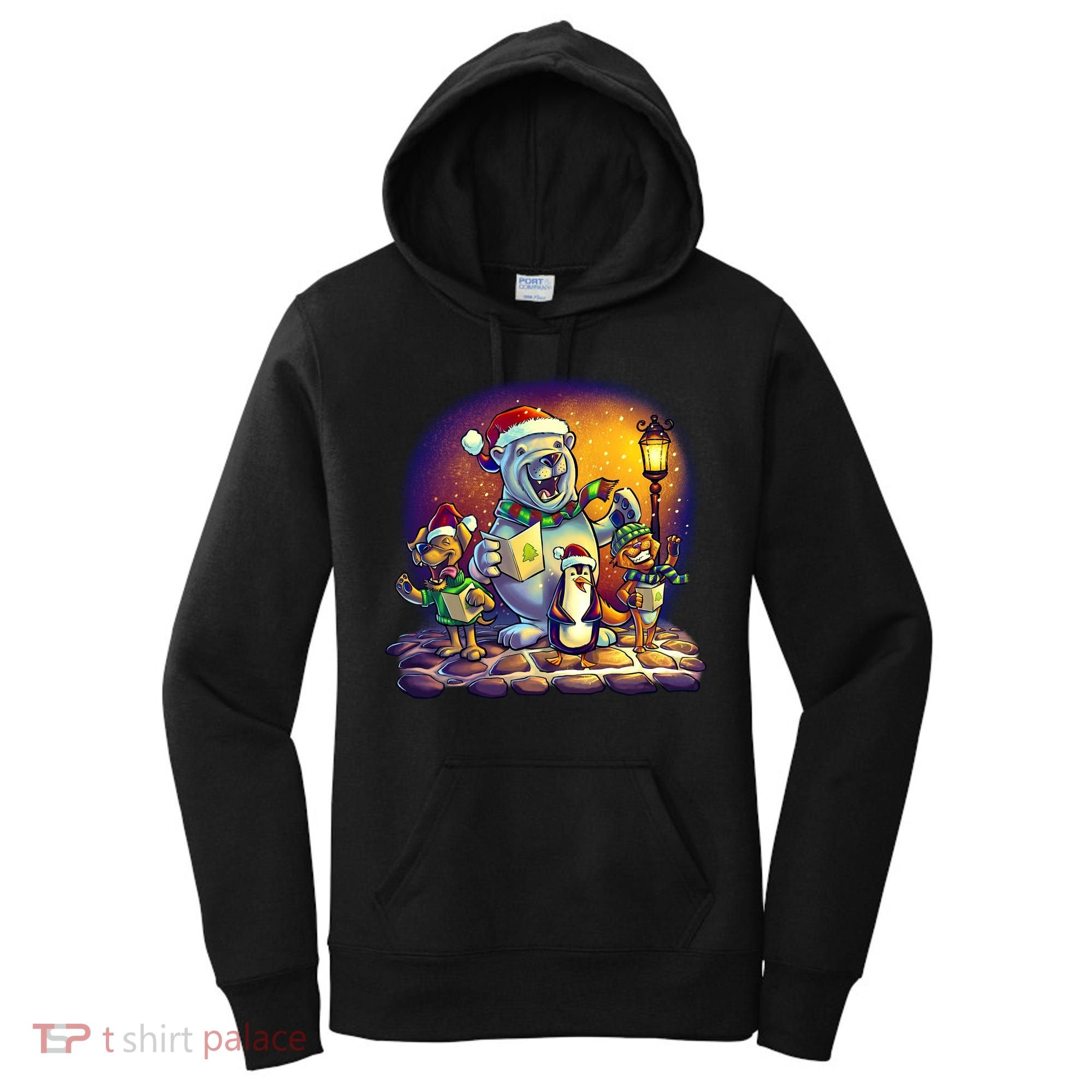 Christmas Carolers Women's Hoodie