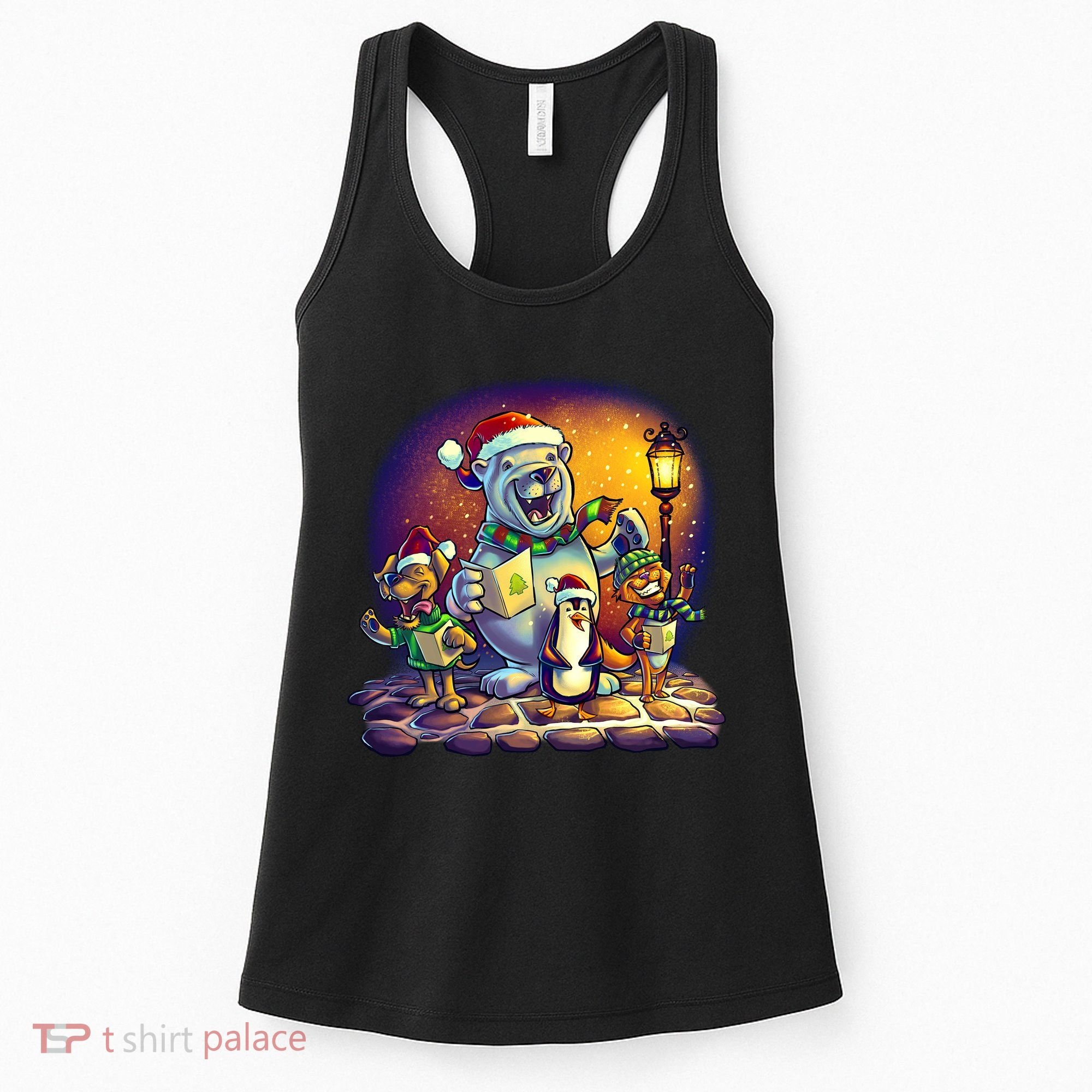 Christmas Carolers Women's Tank Top