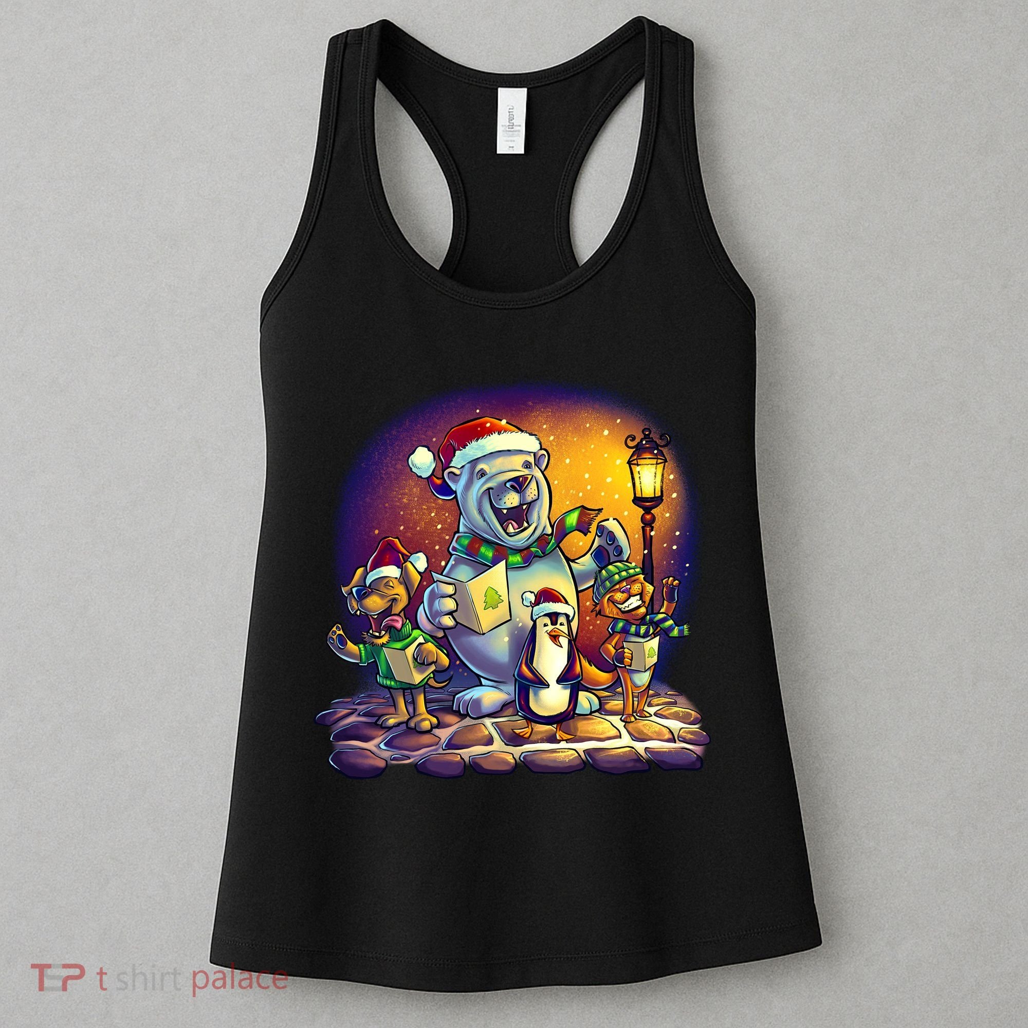 Christmas Carolers Women's Tank Top