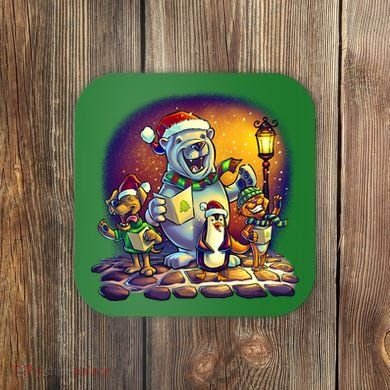 Christmas Carolers Coaster