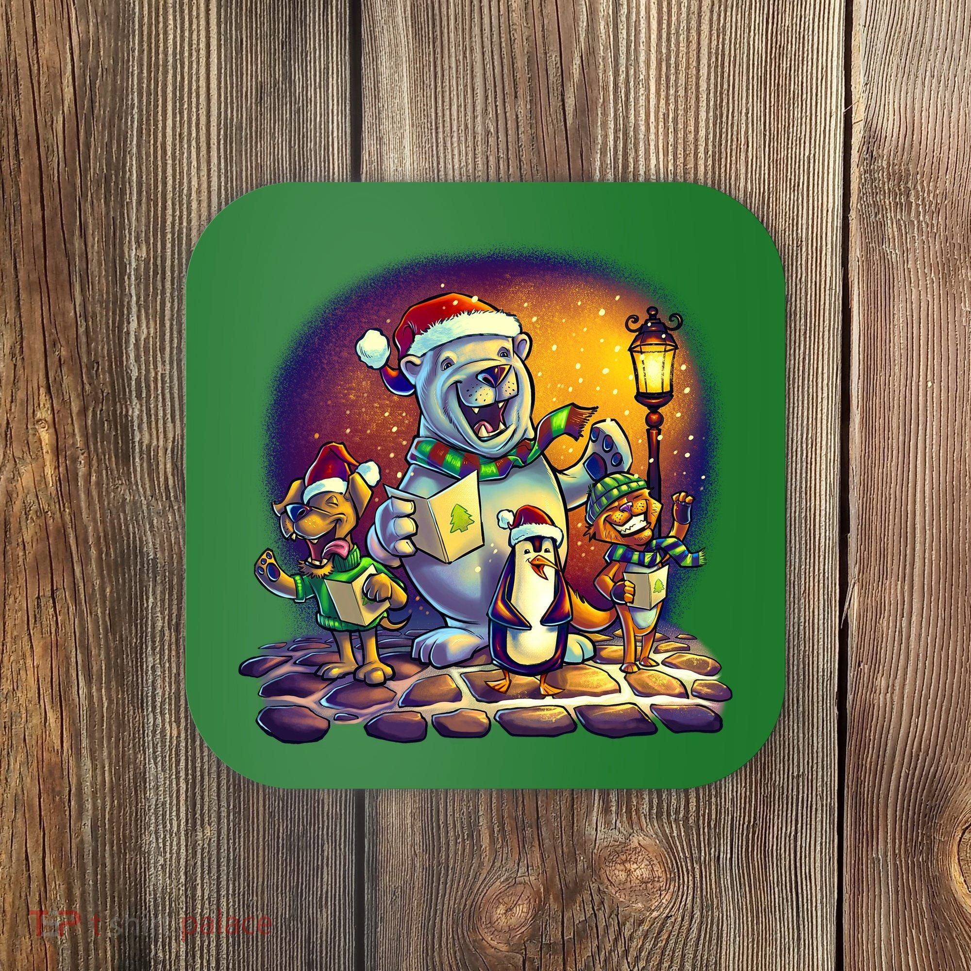 Christmas Carolers Coaster