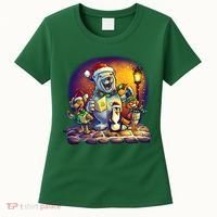 Christmas Carolers Women's T-Shirt thumb 0