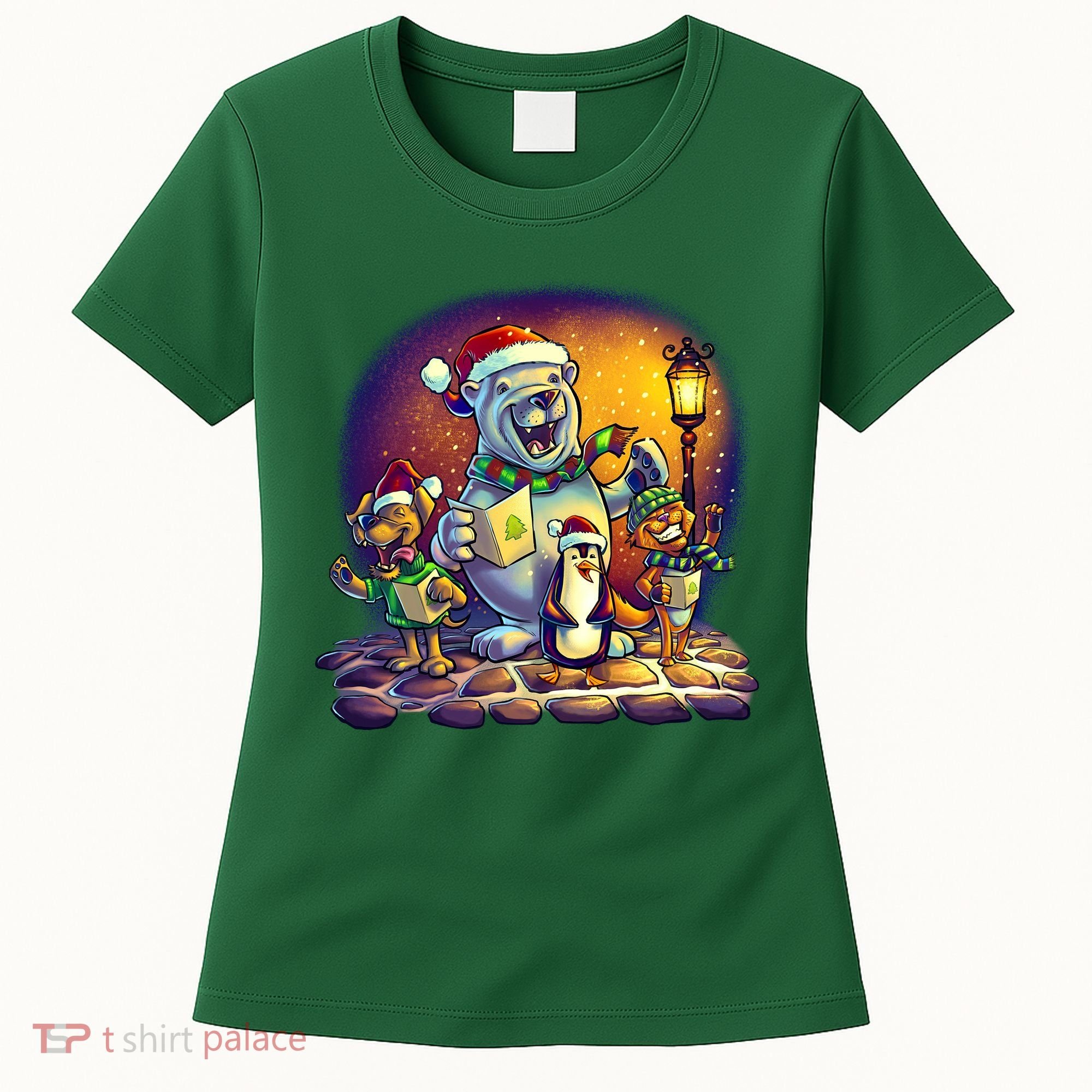 Christmas Carolers Women's T-Shirt
