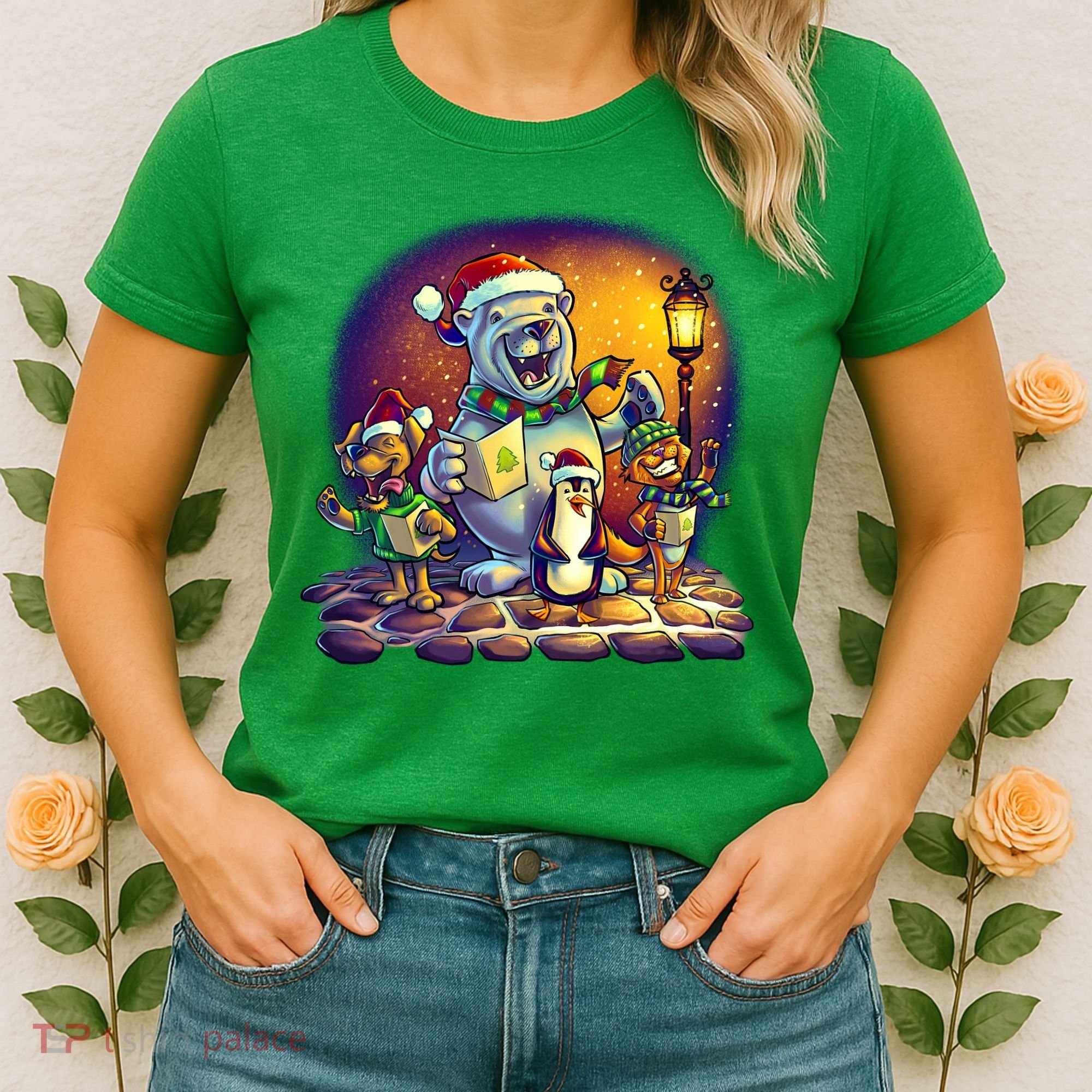 Christmas Carolers Women's T-Shirt
