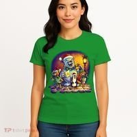 Christmas Carolers Women's T-Shirt thumb 4