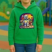Christmas Carolers Kids Hoodie thumb 3