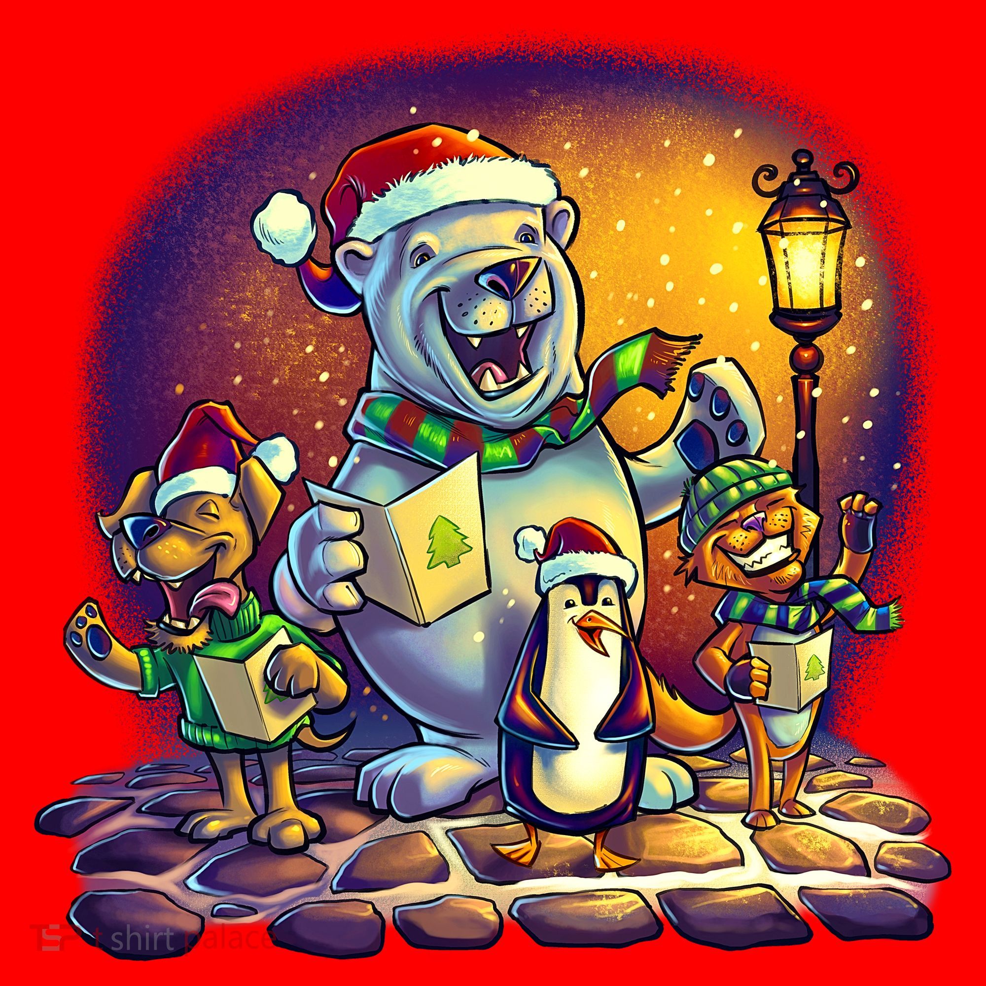 Christmas Carolers Santa Hat