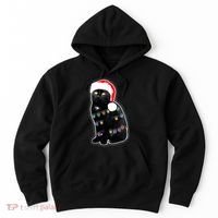 Christmas Cat Lights Hoodie thumb 0