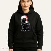 Christmas Cat Lights Hoodie thumb 5