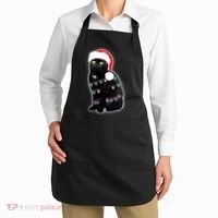 Christmas Cat Lights Apron thumb 2