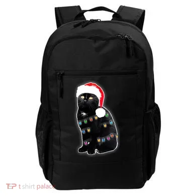 Christmas Cat Lights Backpack