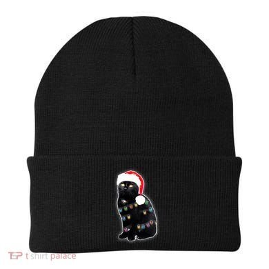 Christmas Cat Lights Beanie