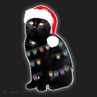 Christmas Cat Lights Beanie thumb 2
