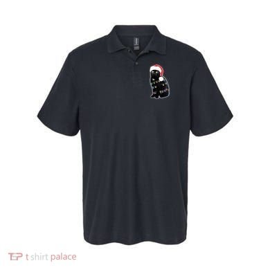Christmas Cat Lights Polo