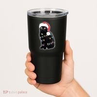 Christmas Cat Lights Tumbler thumb 2