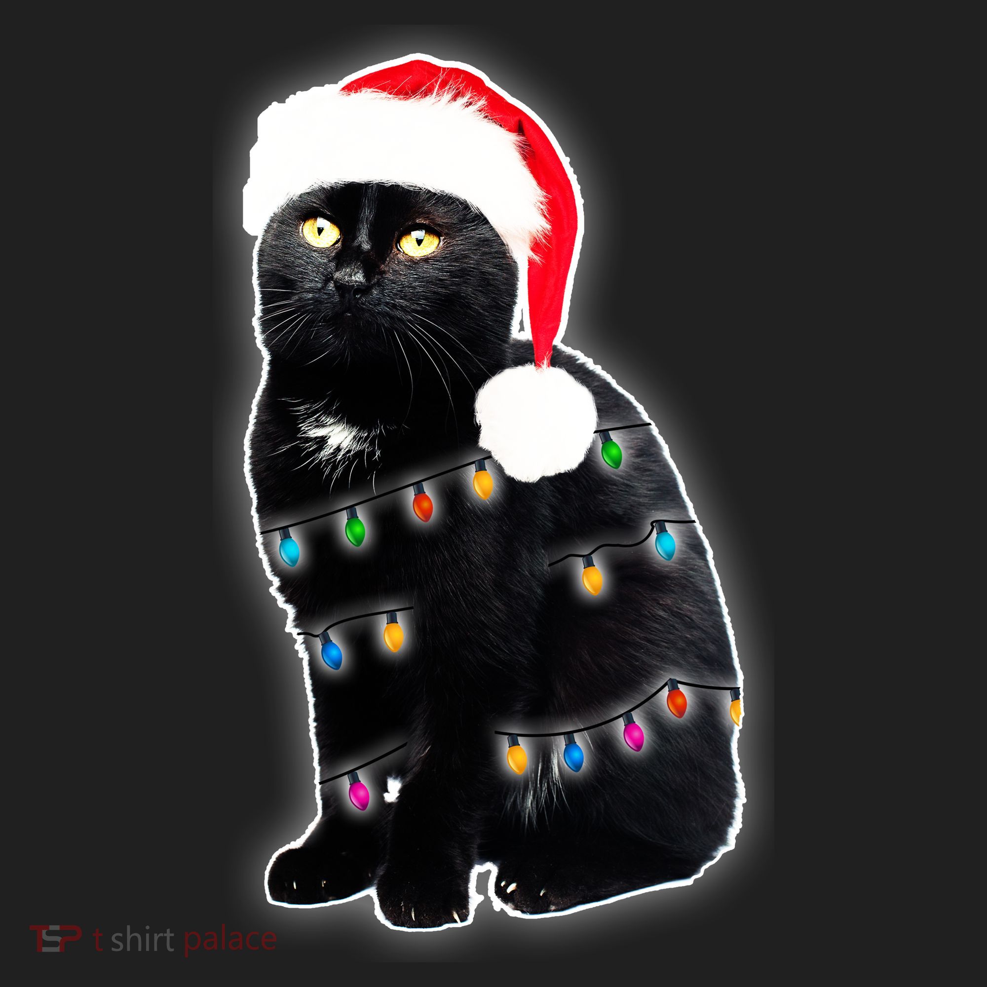 Christmas Cat Lights Tumbler