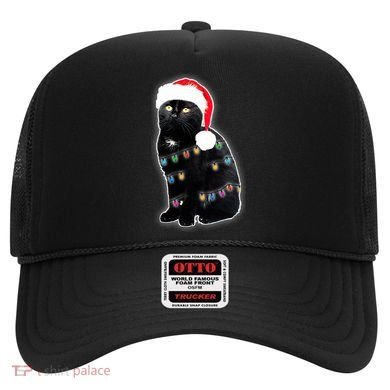 Christmas Cat Lights Hat