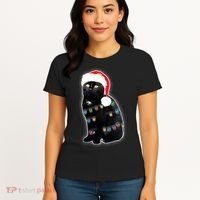 Christmas Cat Lights Women's T-Shirt thumb 4
