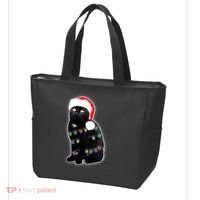Christmas Cat Lights Tote Bag thumb 3