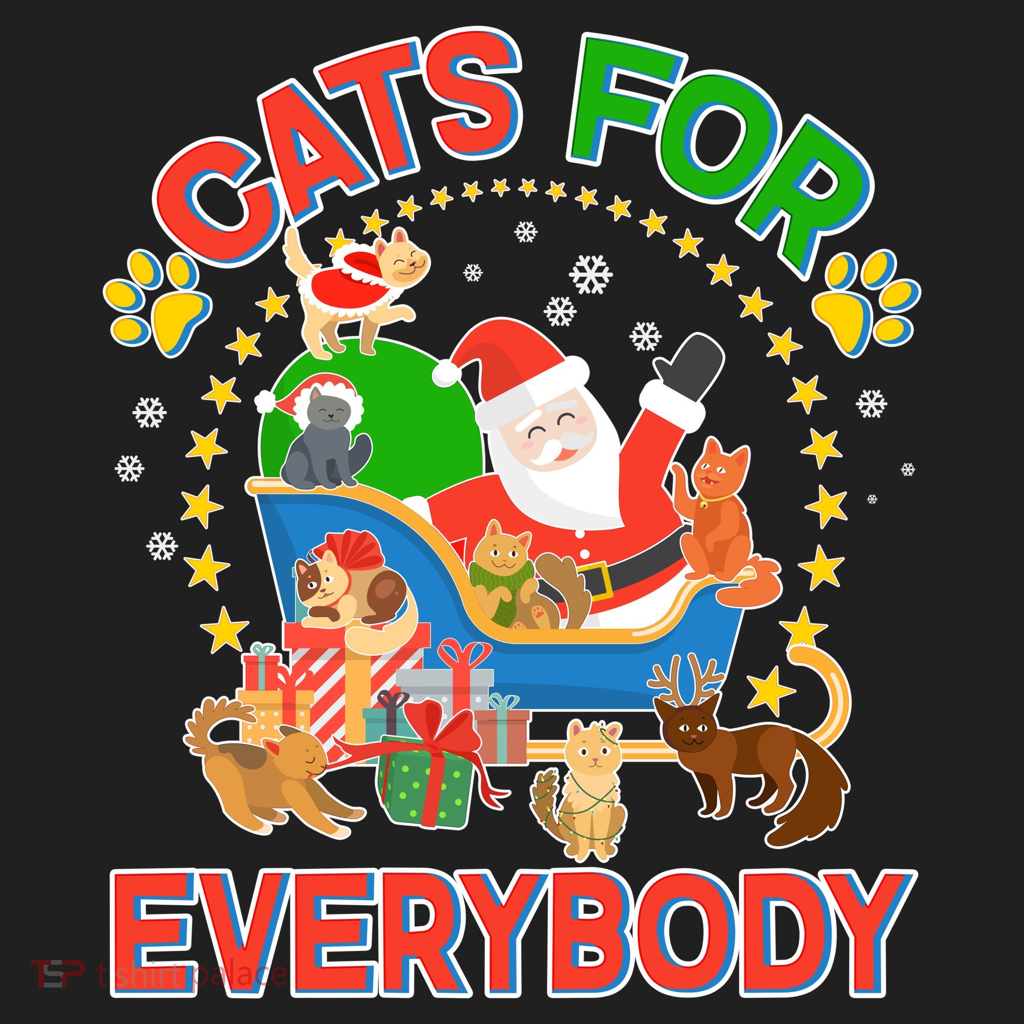 Christmas Cats For Everybody Women's Sweatshirt