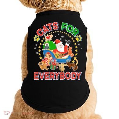 Christmas Cats For Everybody Doggie Tank