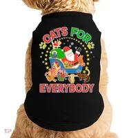 Christmas Cats For Everybody Doggie Tank thumb 0