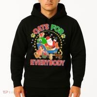 Christmas Cats For Everybody Hoodie thumb 2