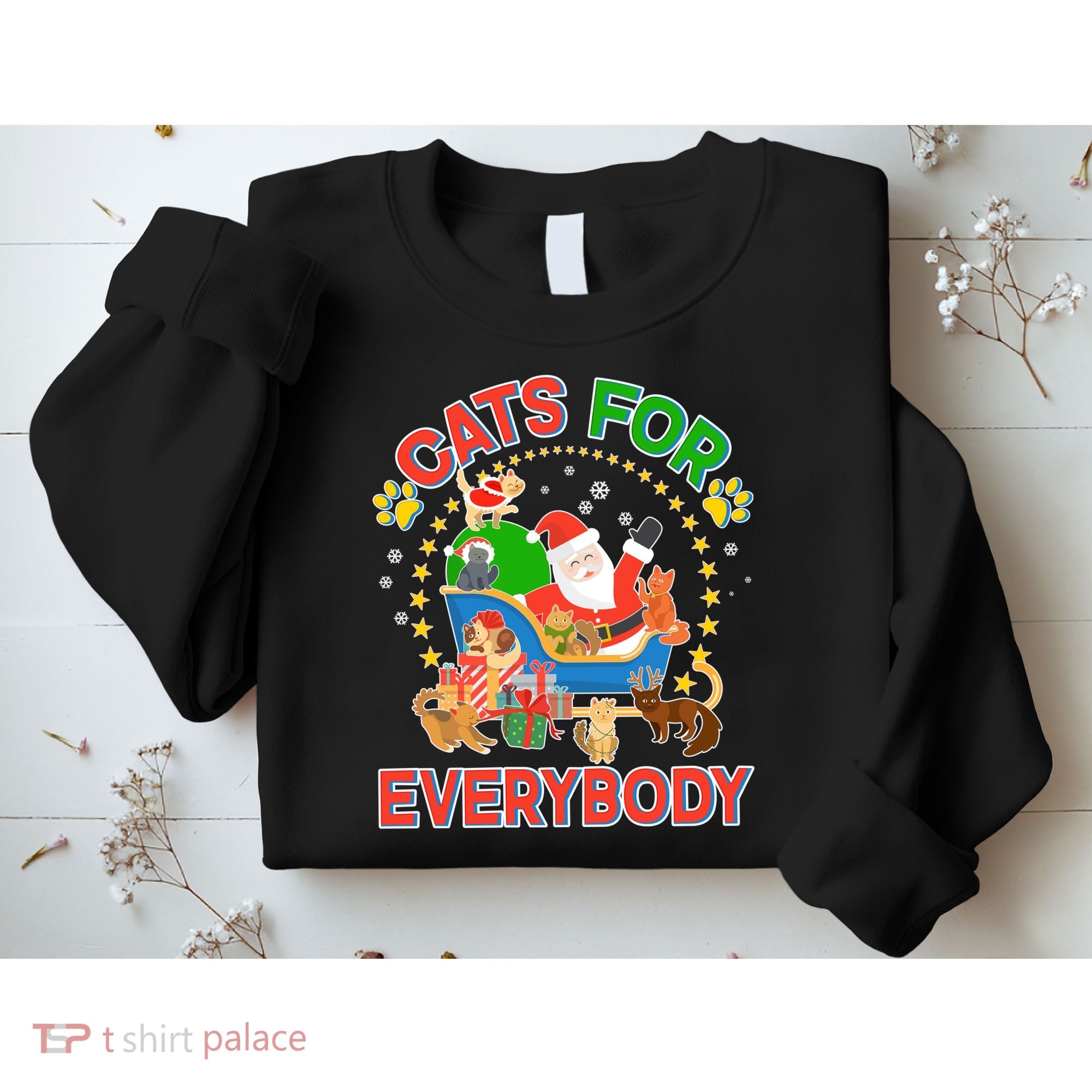 Christmas Cats For Everybody Sweatshirt