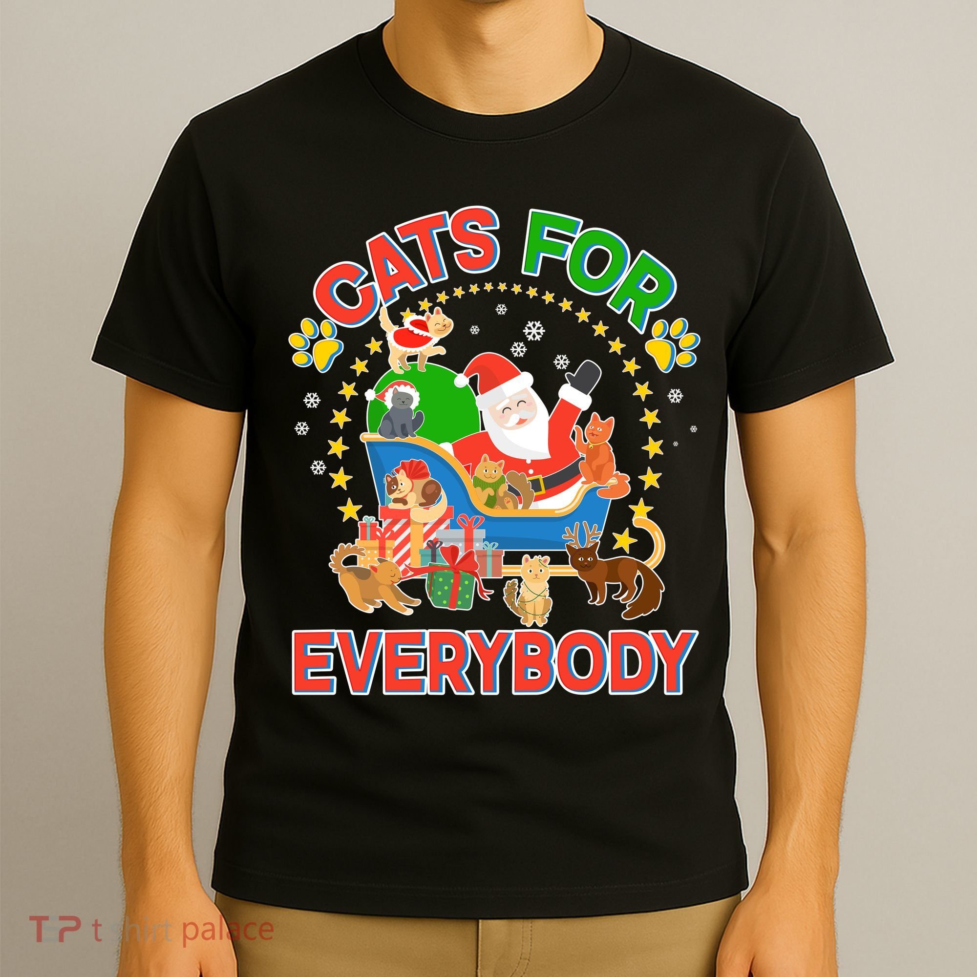 Christmas Cats For Everybody T-Shirt