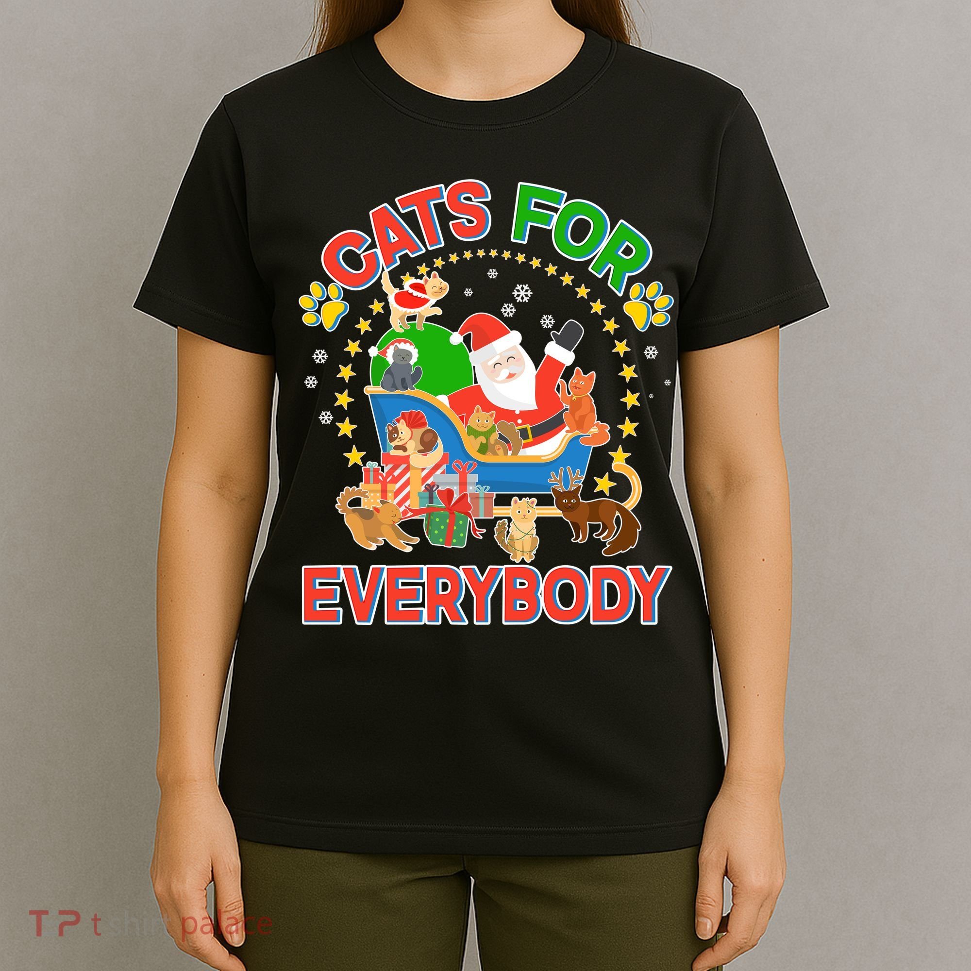 Christmas Cats For Everybody T-Shirt