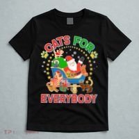 Christmas Cats For Everybody T-Shirt thumb 5