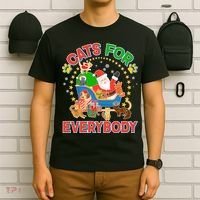 Christmas Cats For Everybody T-Shirt thumb 6