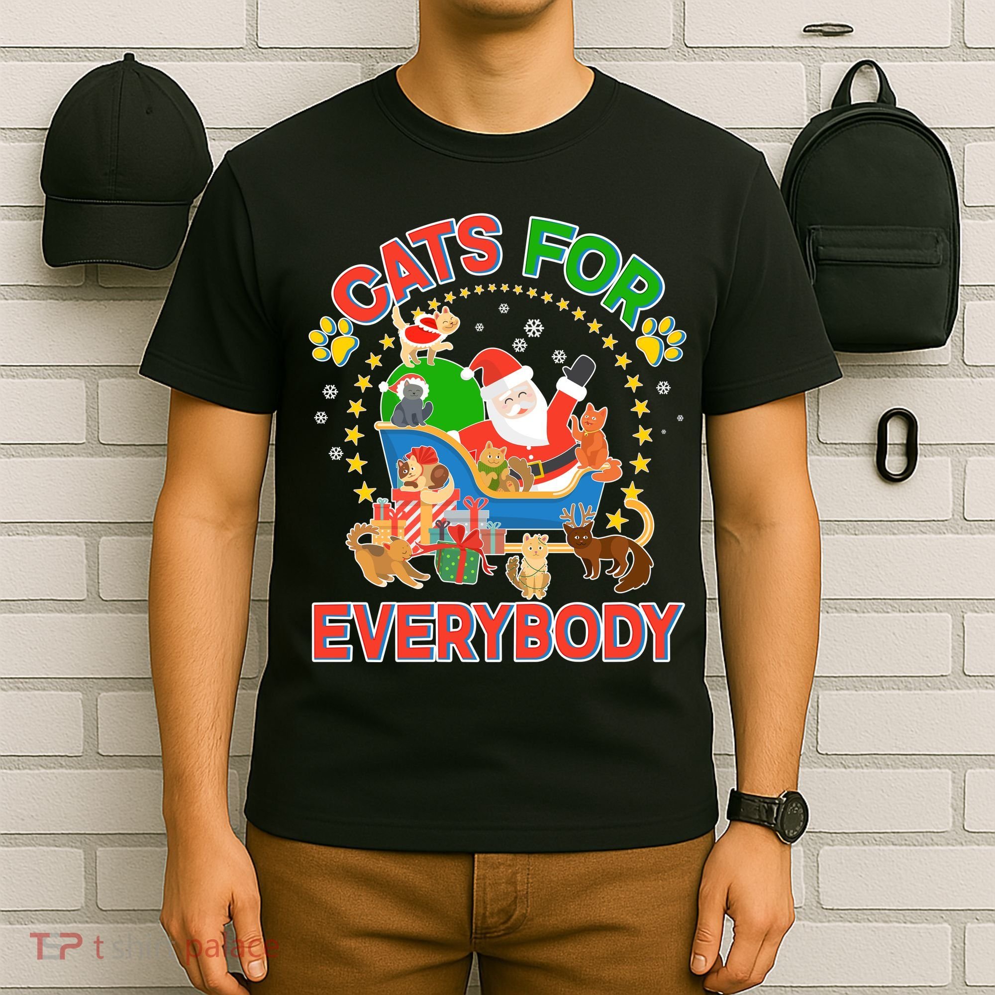 Christmas Cats For Everybody T-Shirt