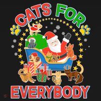 Christmas Cats For Everybody Bucket Hat thumb 4