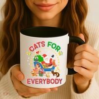 Christmas Cats For Everybody Coffee Mug thumb 3