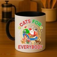 Christmas Cats For Everybody Coffee Mug thumb 4